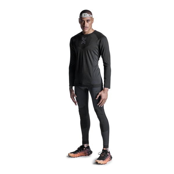 X-Bionic Xceed Run Shirt - X Black/Rhino Grey