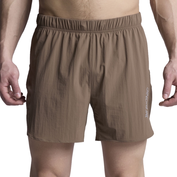 Men's Trail Running Shorts XBionic Corefusion Run Discover 5in Shorts  Dark Sand R5AAS26MM132