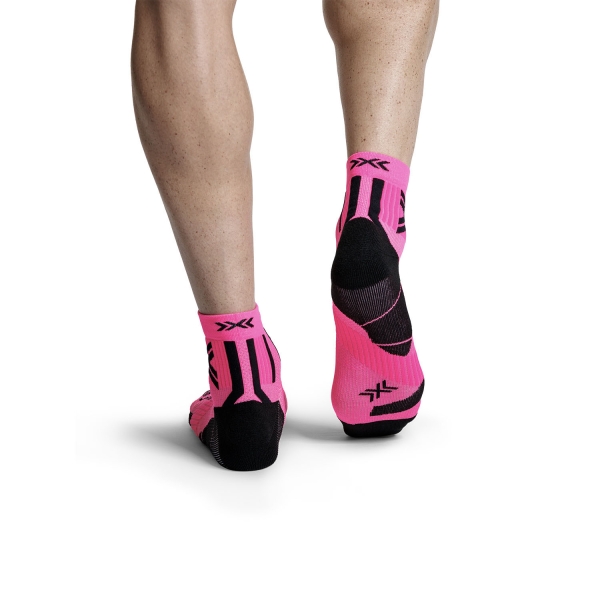 X-Bionic Run Expert Socks - Fluo Pink/X Black