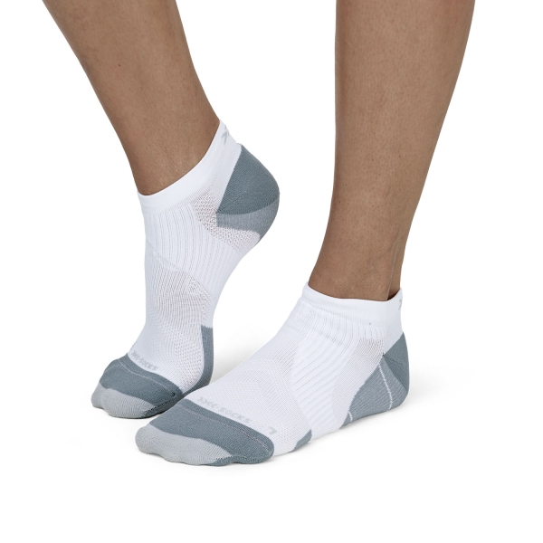 X-Bionic Run Perform Low Socks - Arctic White/Pearl Grey