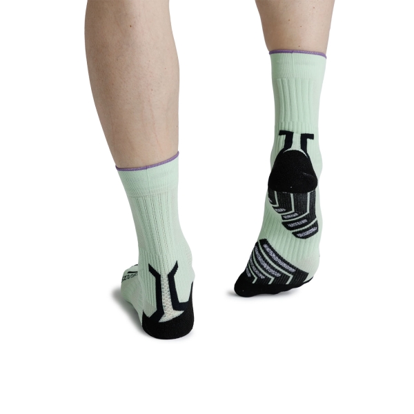 X-Bionic TerraSkin Expert Crew Socks - Digital Lime/X Black