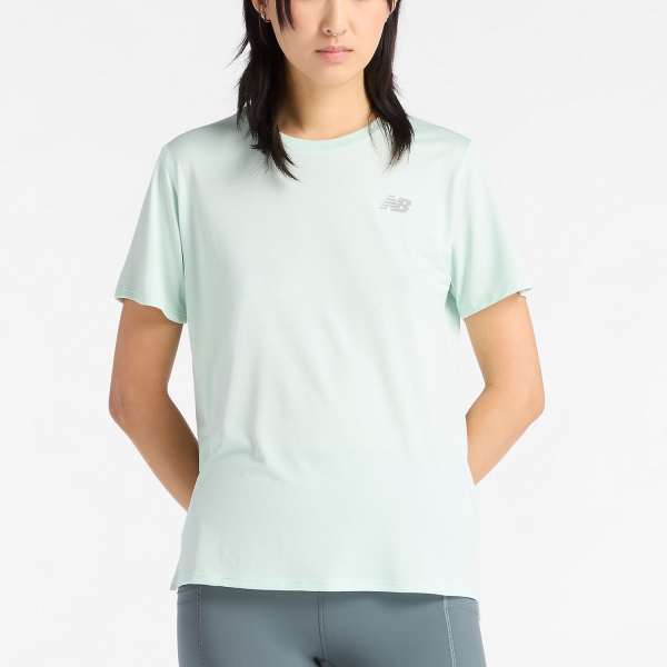 Women's Running T-Shirts New Balance Sport Essentials TShirt  Cosmic Jade WT41222COJ
