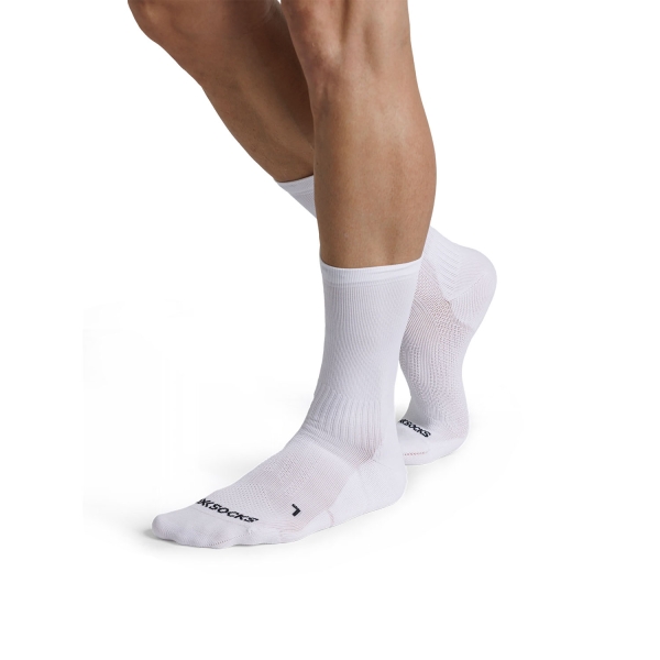 X-Bionic Core Sport Crew Socks - Arctic White/Opal Black