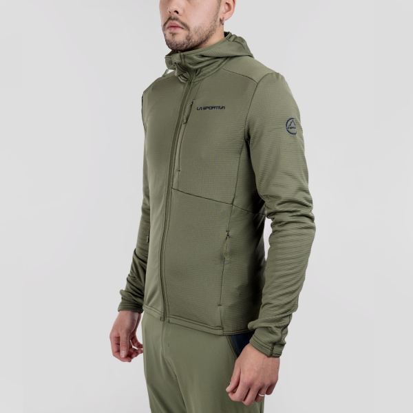 Men's Outdoor Jacket and Shirt La Sportiva Chill Thermal Hoodie  Cypress/Night Sky ZAHF017E47B46