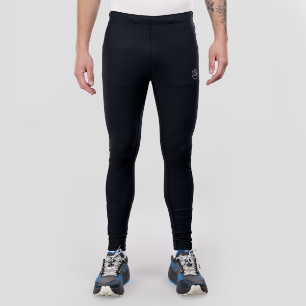 Men's Trail Running Pants & Tights La Sportiva Triumph Tights  Black/Chalk ZARG022K00W04