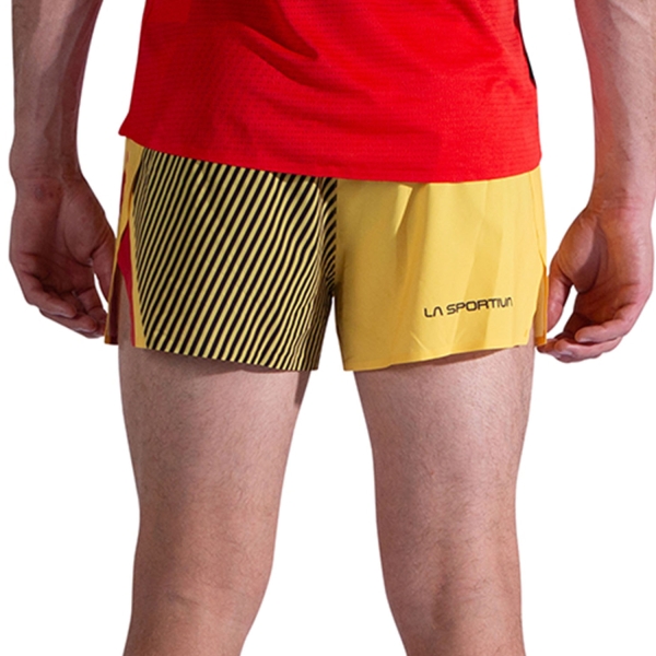 La Sportiva Flow 3in Pantaloncini - Black/Yellow