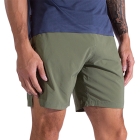 La Sportiva Pure 7in Shorts - Cypress/Mountain Red