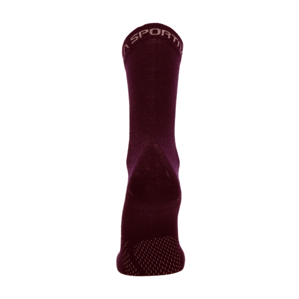 La Sportiva Merino Logo Calcetines - Redwood/Chalk