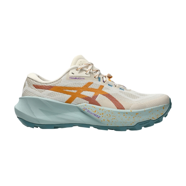 Women's Trail Running Shoes ASICS Trabuco 14  Oatmeal/Sandstorm 1012B938250
