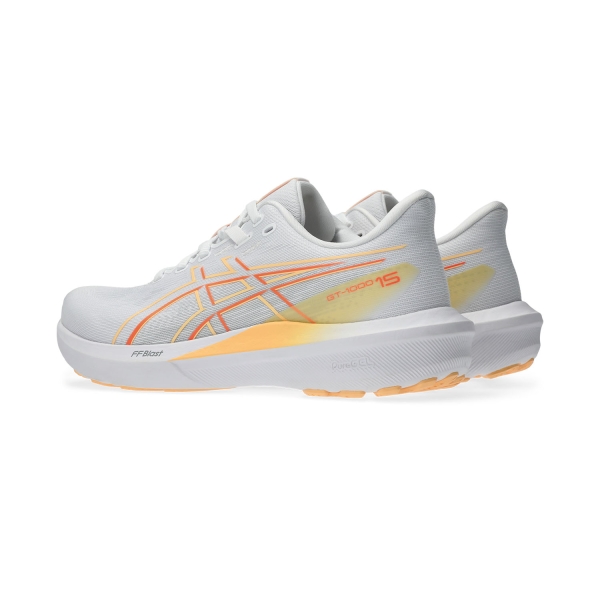 ASICS GT 1000 15 - White/Vivid Coral