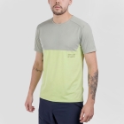 SCOTT Endurance Tech T-Shirt - Spray Grey/Acid Yellow