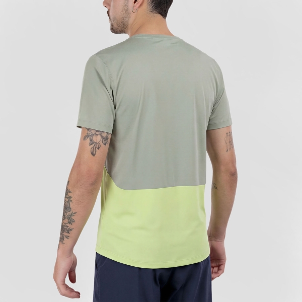 SCOTT Endurance Tech T-Shirt - Spray Grey/Acid Yellow