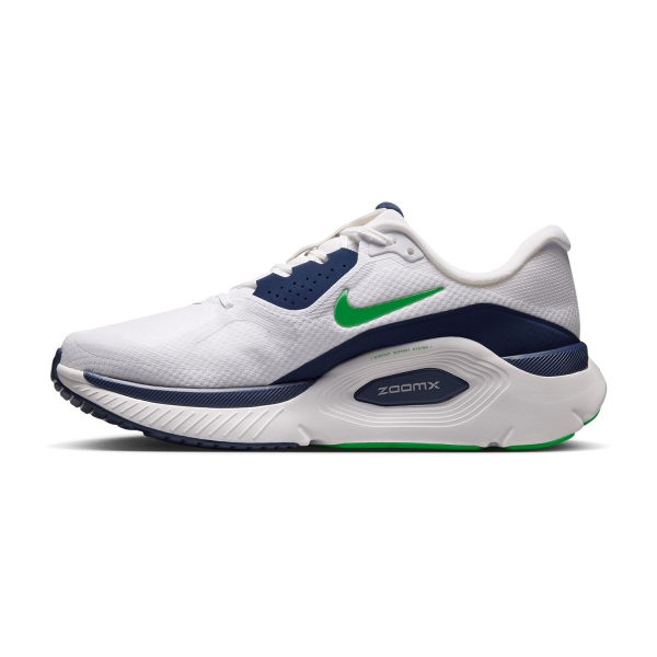 Nike Structure Plus - White/Green Spark/Midnight Navy