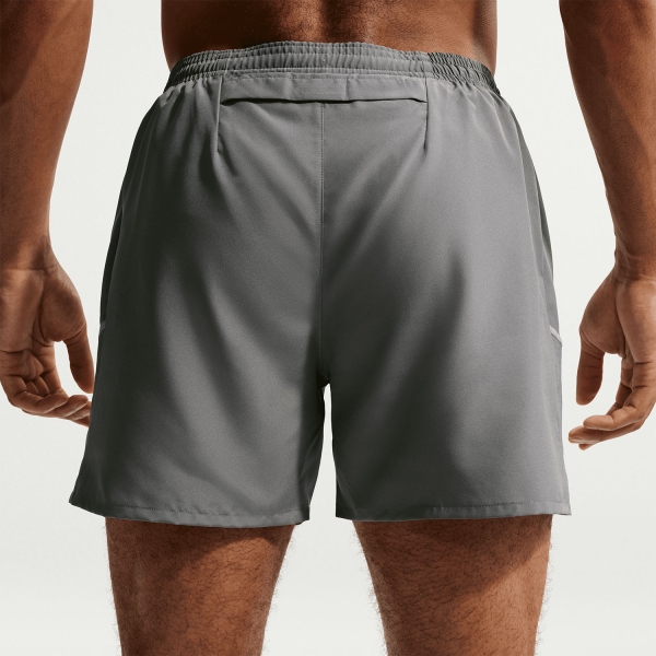 Nike Miler 2 in 1 5in Shorts - Smoke Grey/Reflective Silver