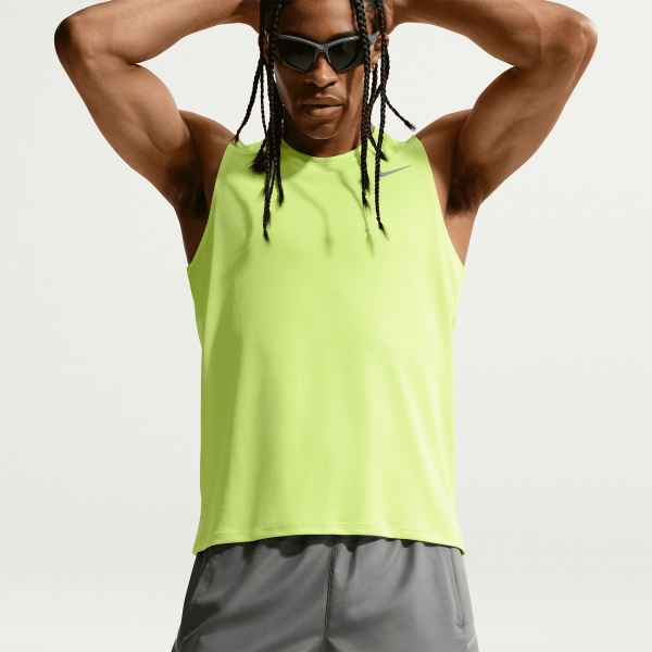 Nike Miler 2 in 1 5in Shorts - Smoke Grey/Reflective Silver