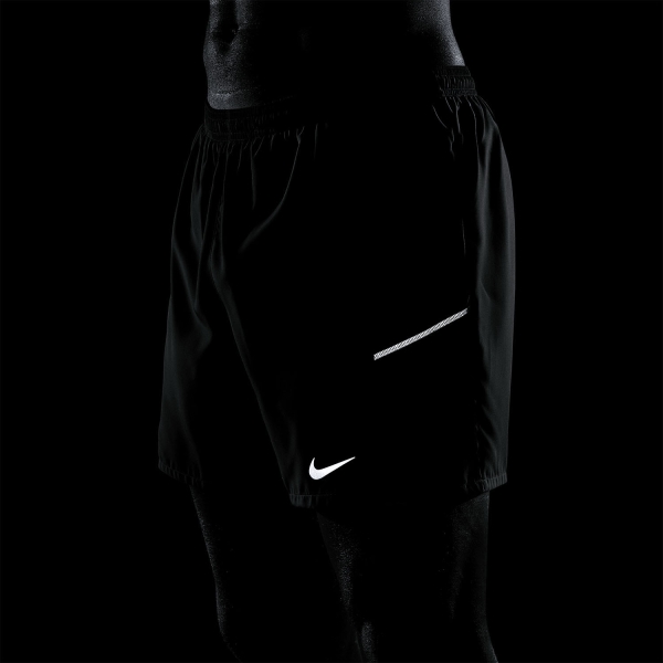 Nike Miler 2 in 1 5in Shorts - Smoke Grey/Reflective Silver