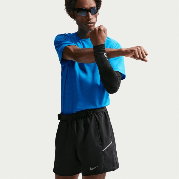 Nike Miler 5in Pantaloncini - Black/Reflective Silver