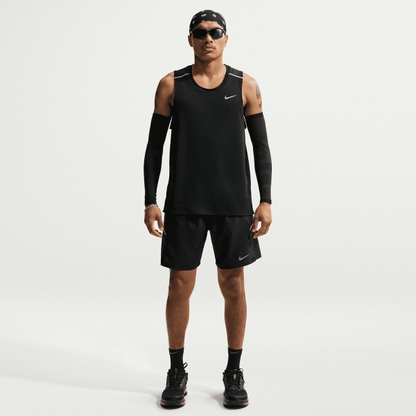Nike Miler 7in Pantaloncini - Black/Reflective Silver
