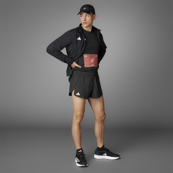 adidas ADIZERO Essentials 3in Shorts - Black