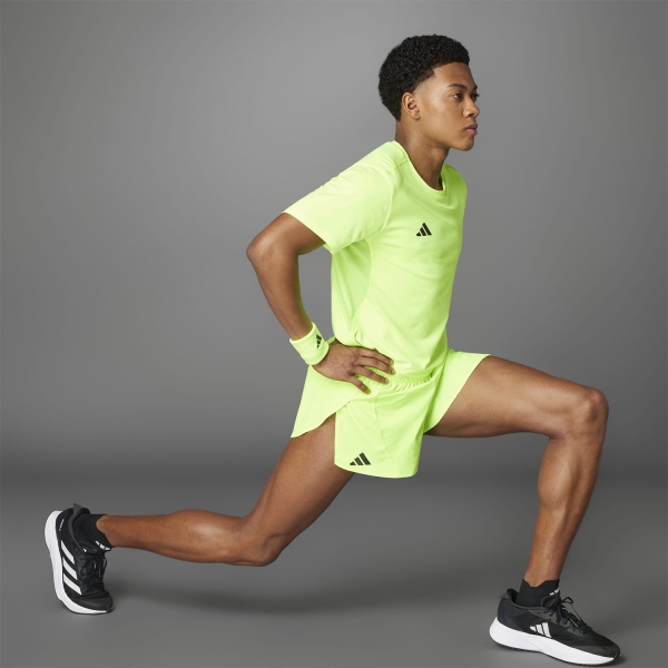 adidas ADIZERO Essentials 3in Pantaloncini - Lucid Lemon