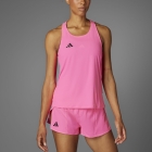 adidas ADIZERO Logo Canotta - Lucid Pink