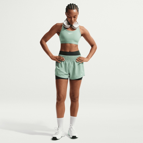 Nike Dri-FIT One 3in Shorts - Steam/White