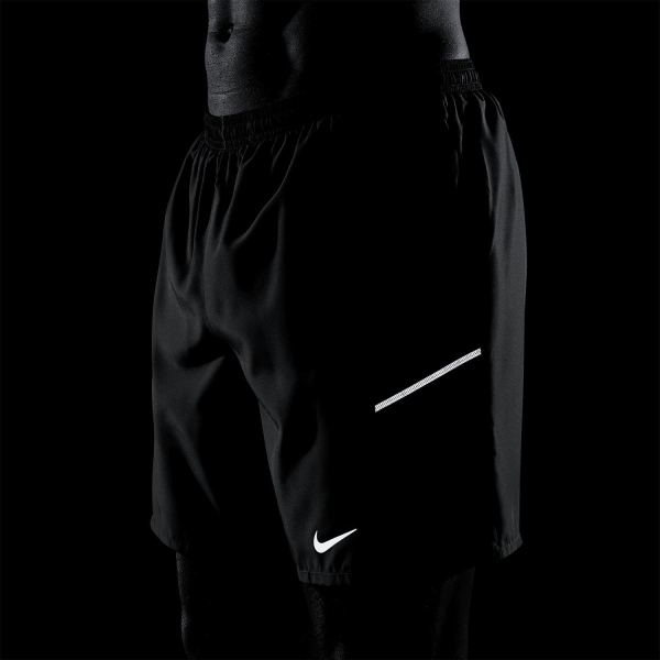 Nike Miler 2 in 1 7in Pantaloncini - Smoke Grey/Reflective Silver