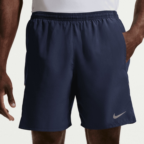 Men's Running Shorts Nike Miler 2 in 1 7in Shorts  Midnight Navy/Reflective Silver IF2054410
