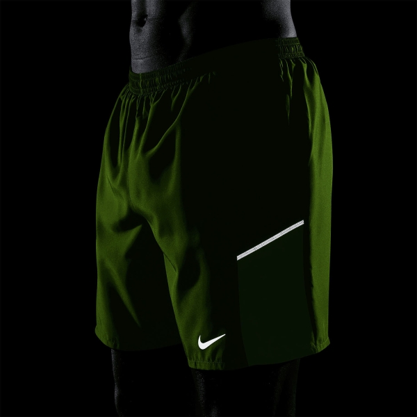 Nike Miler 2 in 1 7in Shorts - Volt Ice/Barely Volt/Reflective Silver