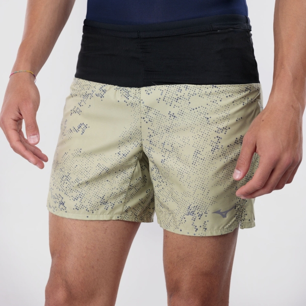 Men's Running Shorts Mizuno Active Graphic Multi 5.5in Shorts  Elm J2GBC01439