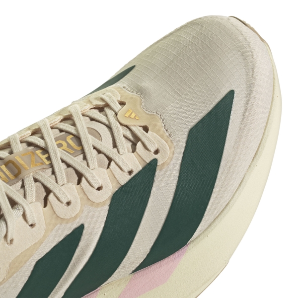 adidas ADIZERO Evo SL WOVEN - Wonder White/Collegiate Green/Clear Pink