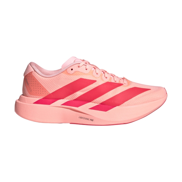 Women's Performance Running Shoes adidas ADIZERO Evo SL WOVEN  Frozen Turbo/Lucid Red/Silver Metallic KI8340