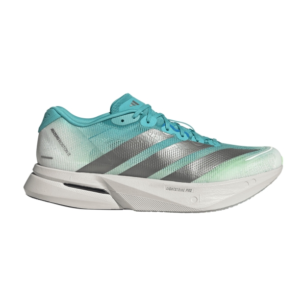 Men's Performance Running Shoes adidas ADIZERO Boston 13  Hi Res Aqua/Iron Metallic/Grey One KK4990