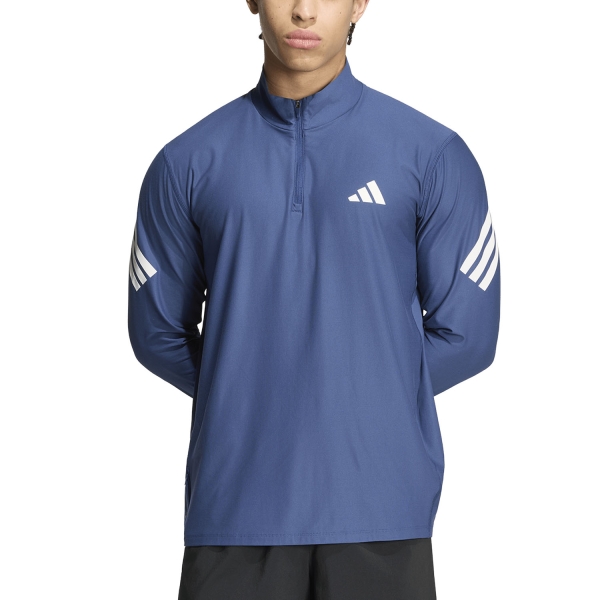 Men's Running Shirt adidas adi365 Iconic Shirt  Tech Indigo/White KR5521