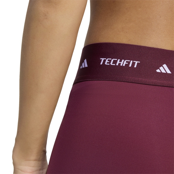 adidas TECHFIT 7/8 Tights - Maroon