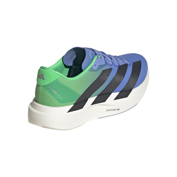 adidas ADIZERO Evo SL WOVEN - Blue Fusion/Night Grey/Solar Lime