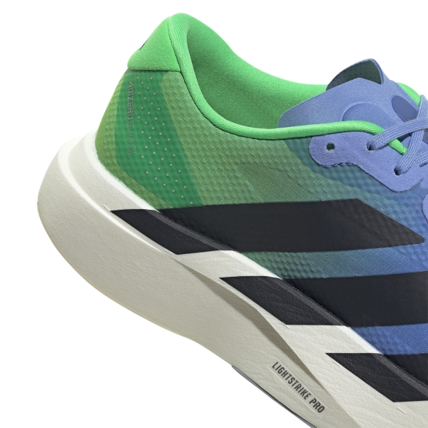adidas ADIZERO Evo SL WOVEN - Blue Fusion/Night Grey/Solar Lime
