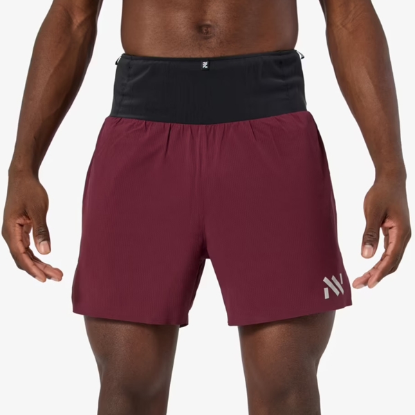 Men's Trail Running Shorts NNormal Race 02 4in Shorts  Burgundy NC4SH1M002