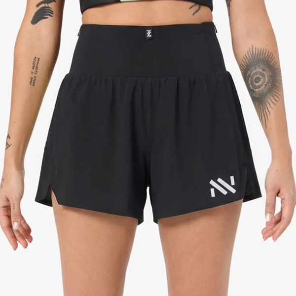 Women's Shorts Trail Running NNormal Race 3.5in Shorts  Black NC4SH1W001