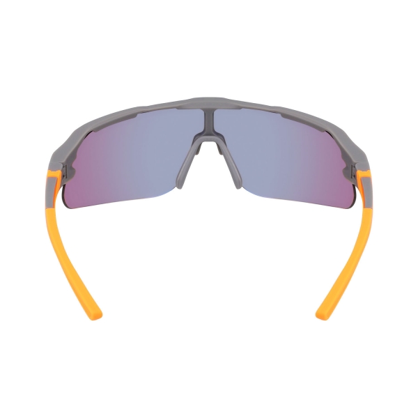 Nike Flyfree Shield Gafas de Sol - Matte Smoke Grey/Road Orange Mirror/Clear