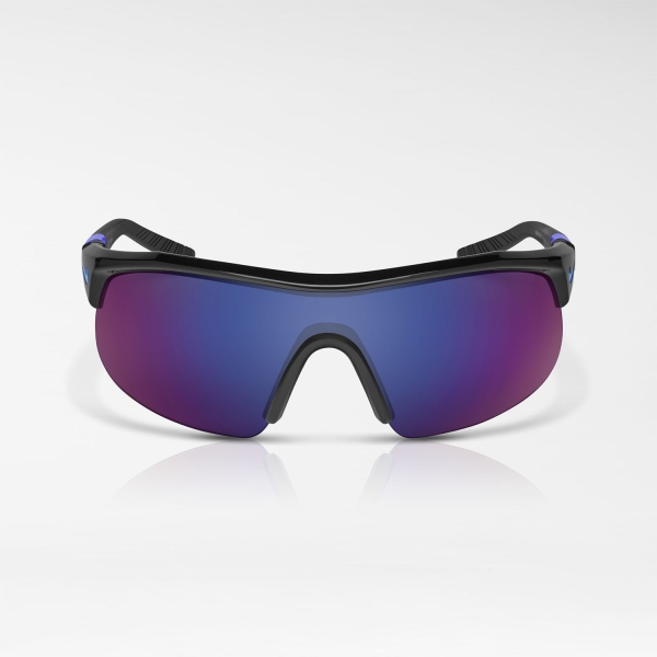 Nike Show X1 Sunglasses - Matte Black/Blue Mirror