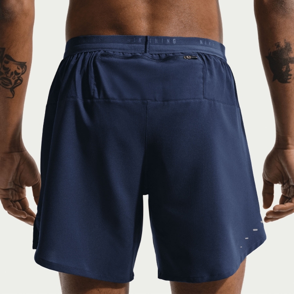 Nike Stride 2 in 1 7in Shorts - Midnight Navy/Reflective Silver