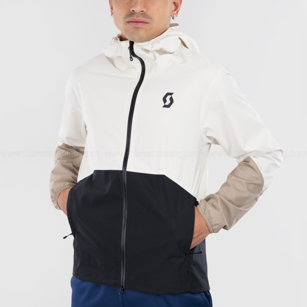 Men's Outdoor Jacket and Shirt SCOTT Explorair Light Dryo 2.5L Jacket  Cotton White/Black 4213428023