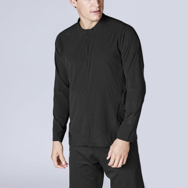 Men's Running Jacket XBionic XEntial Hybrid Jacket  X Black YJX1W24MB120