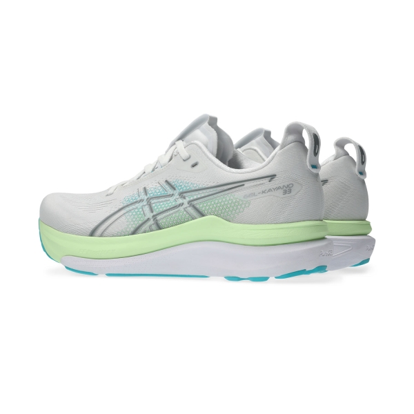 ASICS GEL Kayano 33 - White/Energy Aqua