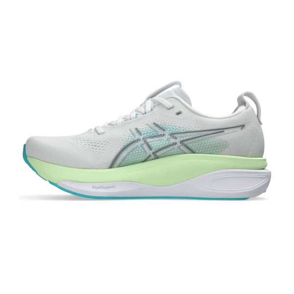 ASICS GEL Kayano 33 - White/Energy Aqua