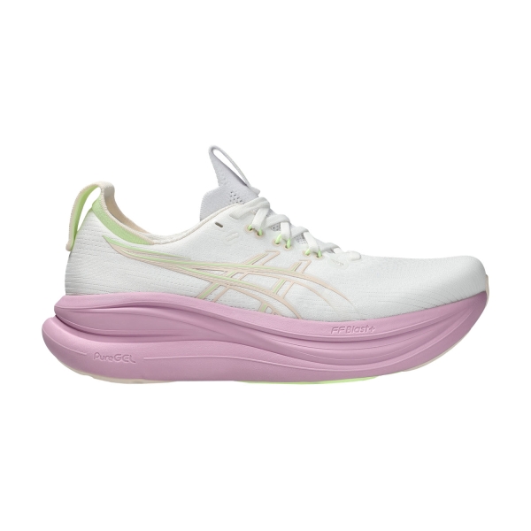 Women's Neutral Running Shoes ASICS GEL Nimbus 28  White/Hazy Lilac 1012B899101