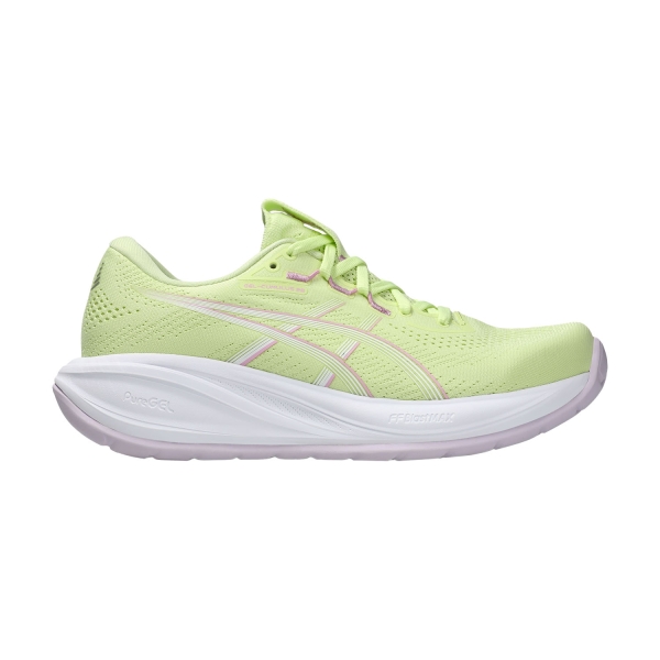 Women's Neutral Running Shoes ASICS GEL Cumulus 28  Glow Green/Hazy Lilac 1012B916300