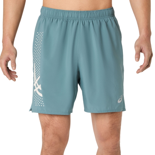 Men's Running Shorts ASICS Icon 7in Shorts  Foggy Teal 2011D455402