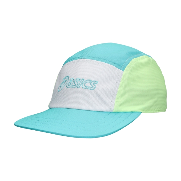 Hats & Visors ASICS 5 Panel Cap  Energy Aqua/White 3013B331402